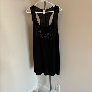 Exhilaration t-back tank top